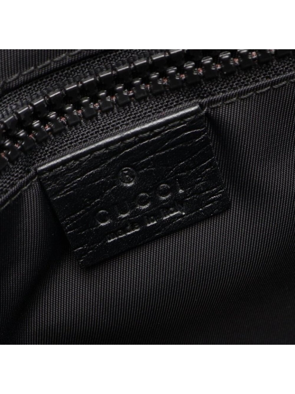Gucci Shoulder Bag GG Supreme Black Canvas Leather - Picture 4 of 9